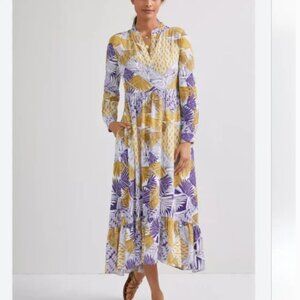 Anthropologie x Mare Mare Lynda Maxi Dress NWT Size XS Boho Prairie Cottagecore